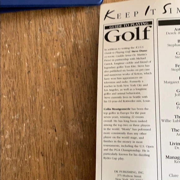 Golf book - Picture 3 of 4